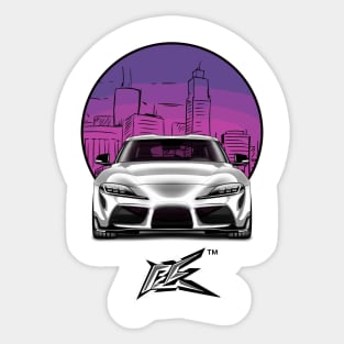 supra a90 white front Sticker